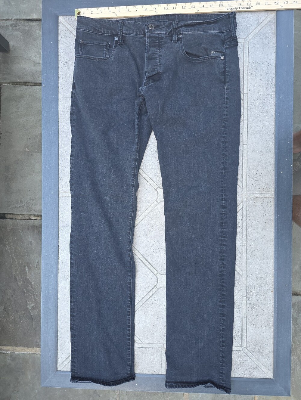 G-Star Attacc Slim Straight Jeans in Black